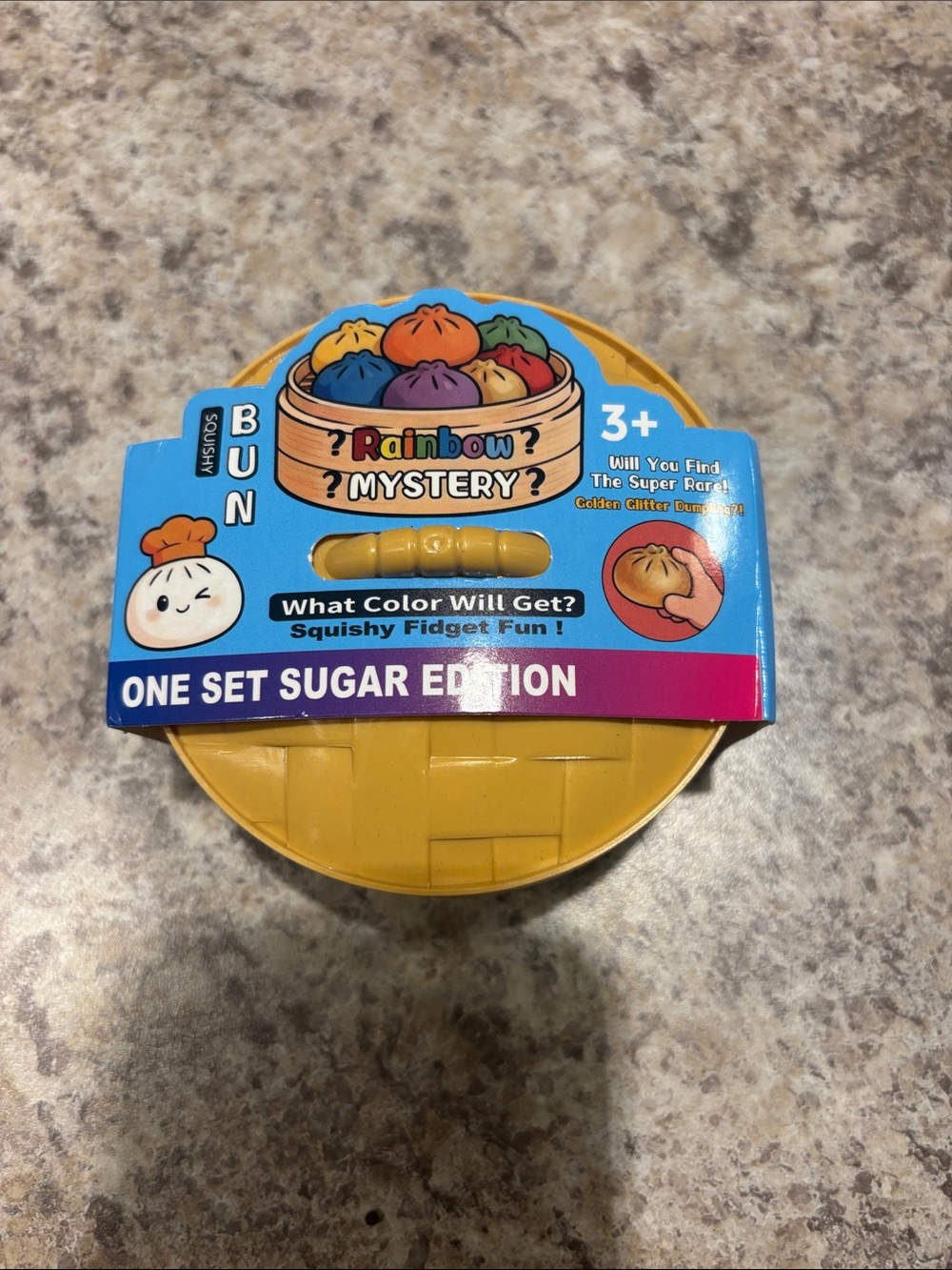 Rainbow Mystery Squishy Bun - filled with orbeez